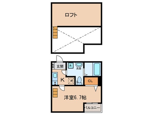 アパ－トメントＵの物件間取画像